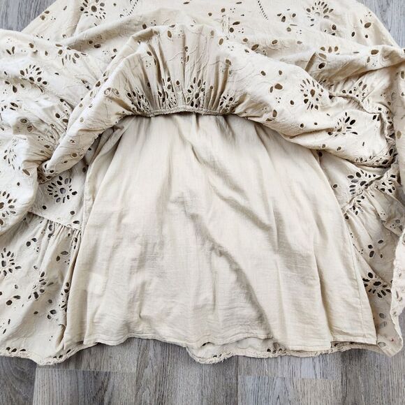 Anthropologie dRA Yara Mini Eyelet Dress size M - Picture 7 of 7
